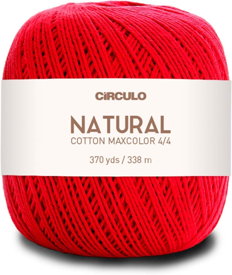 CRCULO قطن طبيعي ماكسكلر 4/4 - 100% قطن برازيل أصلي (عبوة من كرة واحدة) - 369 ياردة، 7 أونصات - DK (3402) - Image 1
